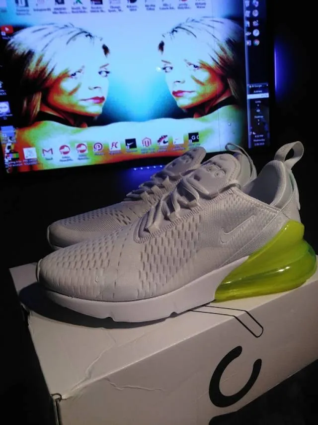 Nike air max 270 white volt