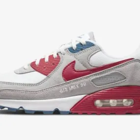 Nike air max 90 athletic club white red blue