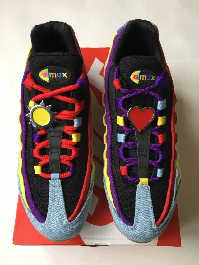 Nike air max 95 psychic blue chrome yellow