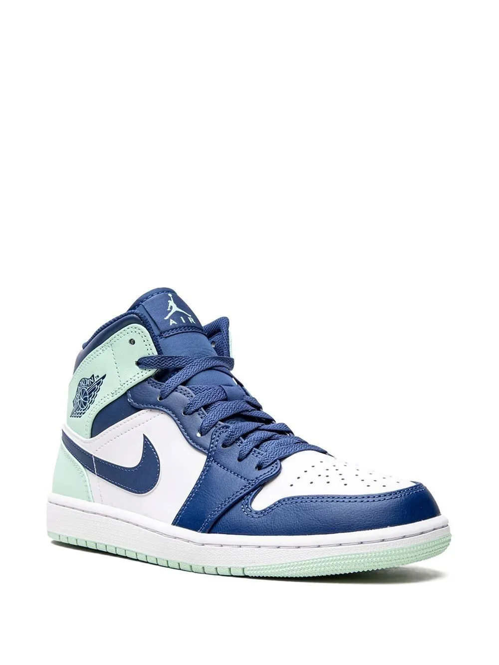 Nike - Baskets Air Jordan 1 Mid Blue Mint