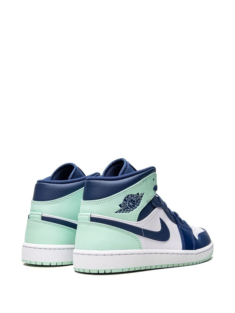 Nike - Baskets Air Jordan 1 Mid Blue Mint