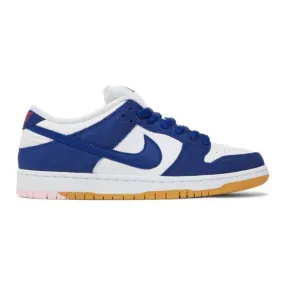 Nike dunk low sb (los angeles dodgers/ deep royal blue/ white/ sport red/ gum light brown) men us 8-