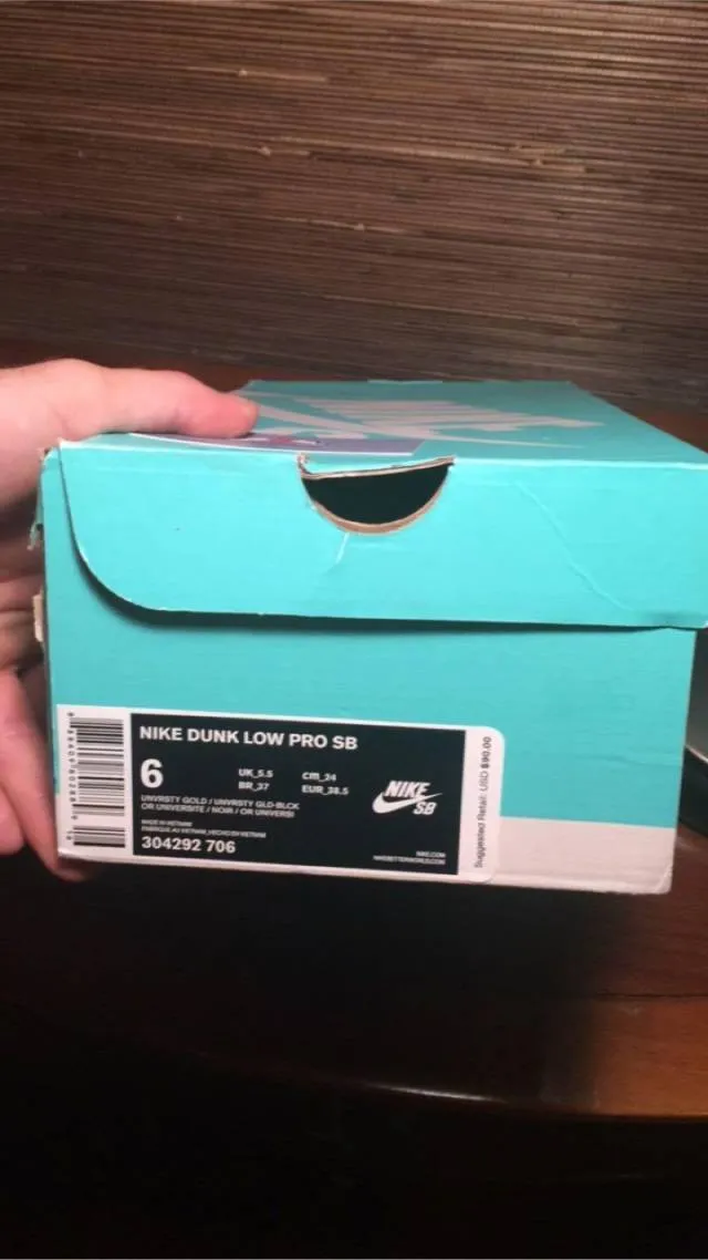 Nike sb dunk high black sheep paid in full