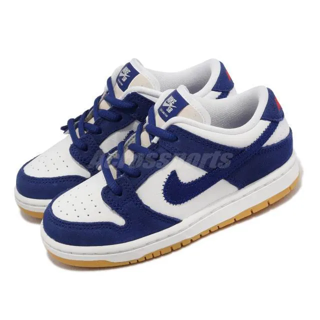 Nike sb dunk low pro td los angeles dodgers toddler infant casual dn3673-401