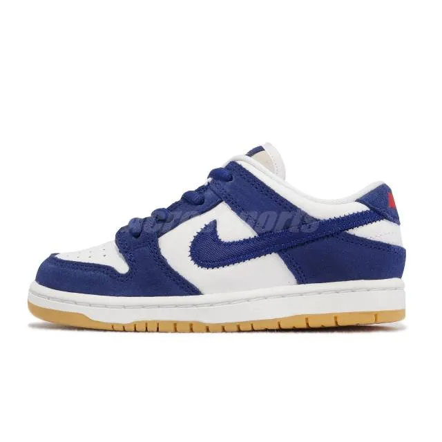 Nike sb dunk low pro td los angeles dodgers toddler infant casual dn3673-401