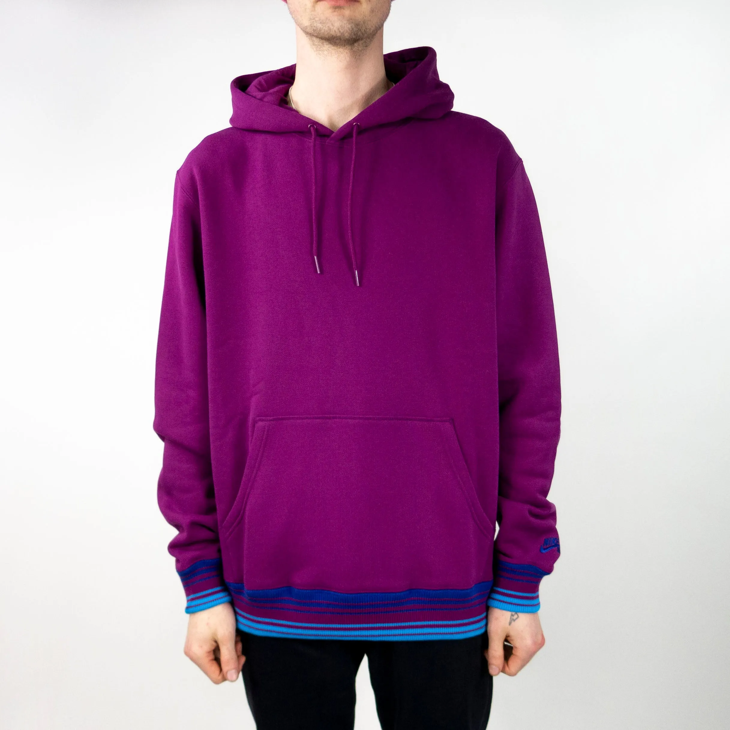 Nike SB Heavyweight Hoodie - Sangria/Laser Blue/Deep Royal Blue