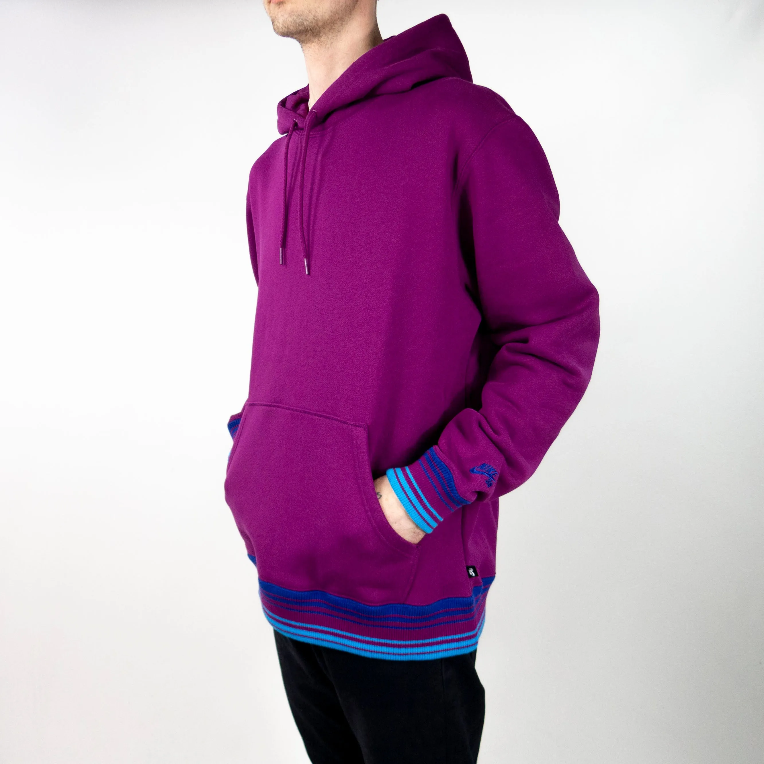 Nike SB Heavyweight Hoodie - Sangria/Laser Blue/Deep Royal Blue