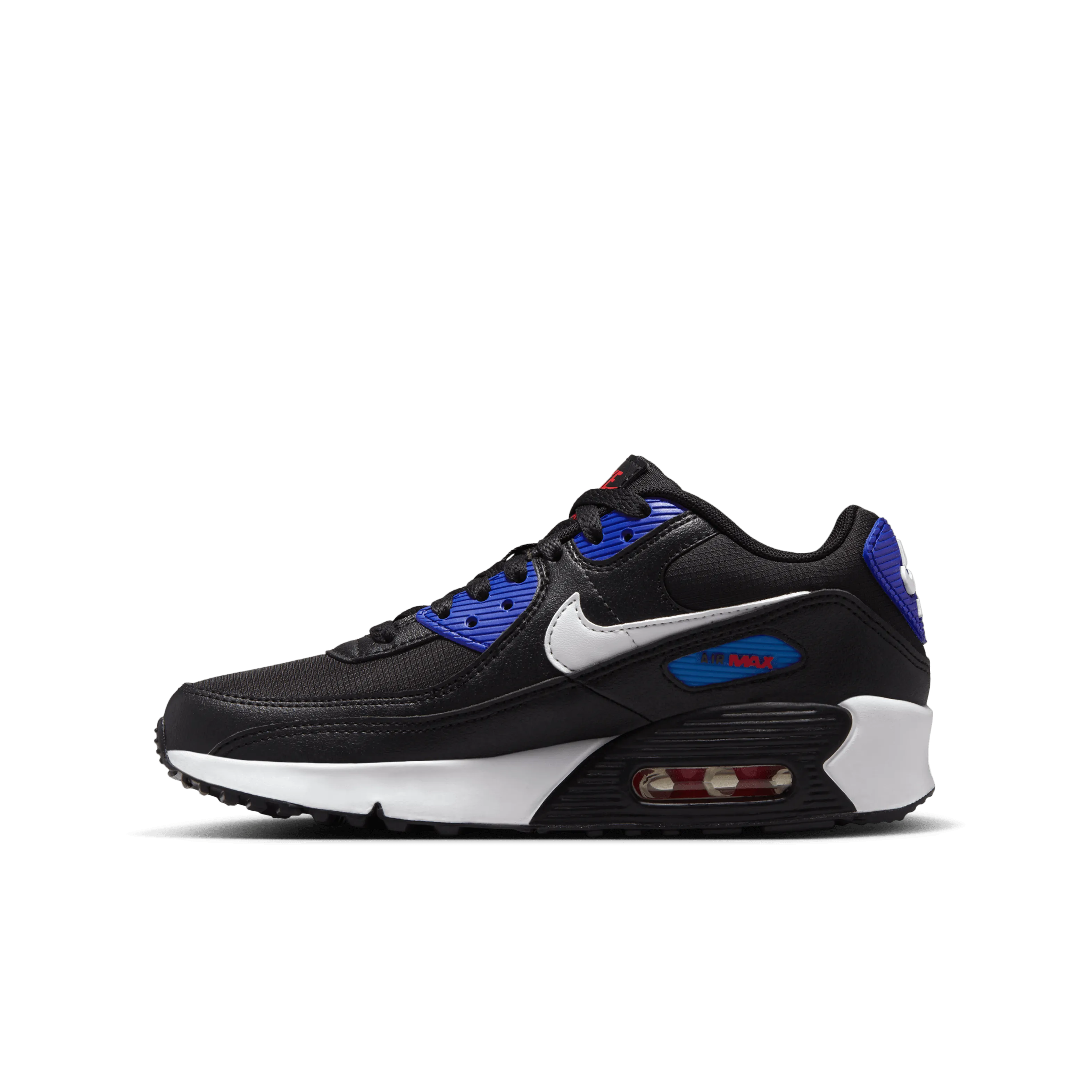 Nike - Unisex - GS Air Max 90 NN - Black/University Red