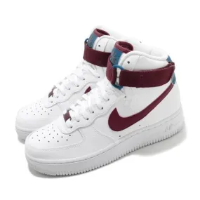 Nike wmns air force 1 high white team red green abyss women casual 334031-119