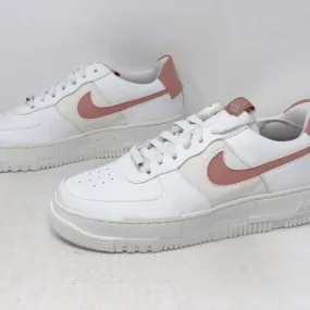 Nike wmns air force 1 low pixel summit white rust pink