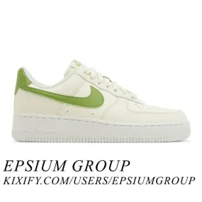 Nike women's air force 1 '07 se (coconut milk chlorophyll/ coconut milk/ chlorophyll/ sail/ volt/ black) sizes 5-12 dv3808-102