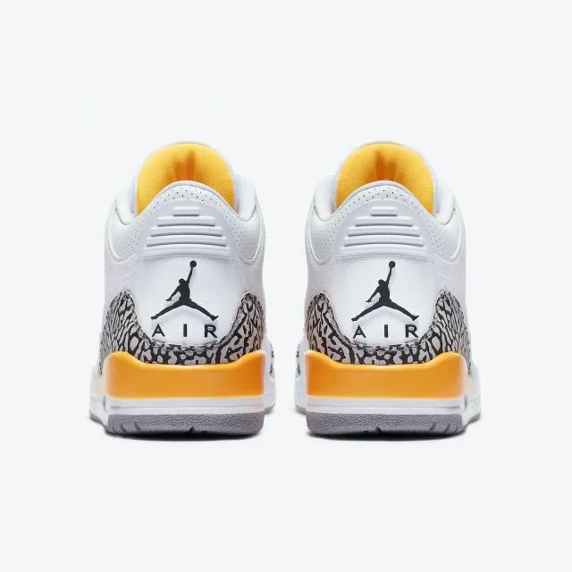 Nike women's air jordan 3 retro (laser orange/ white/ laser orange/ cement grey/ black) sizes 6-10 c