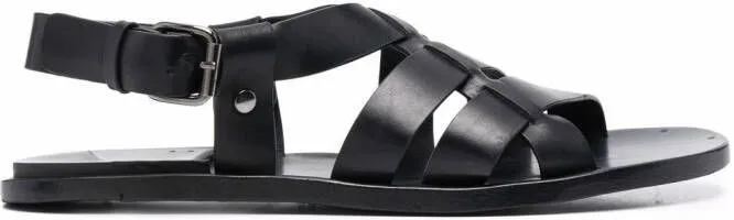 Officine Creative Kontraire caged sandals Black