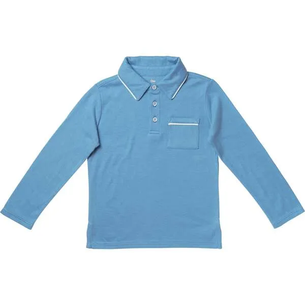 Oso & Me Parker Polo, Blue