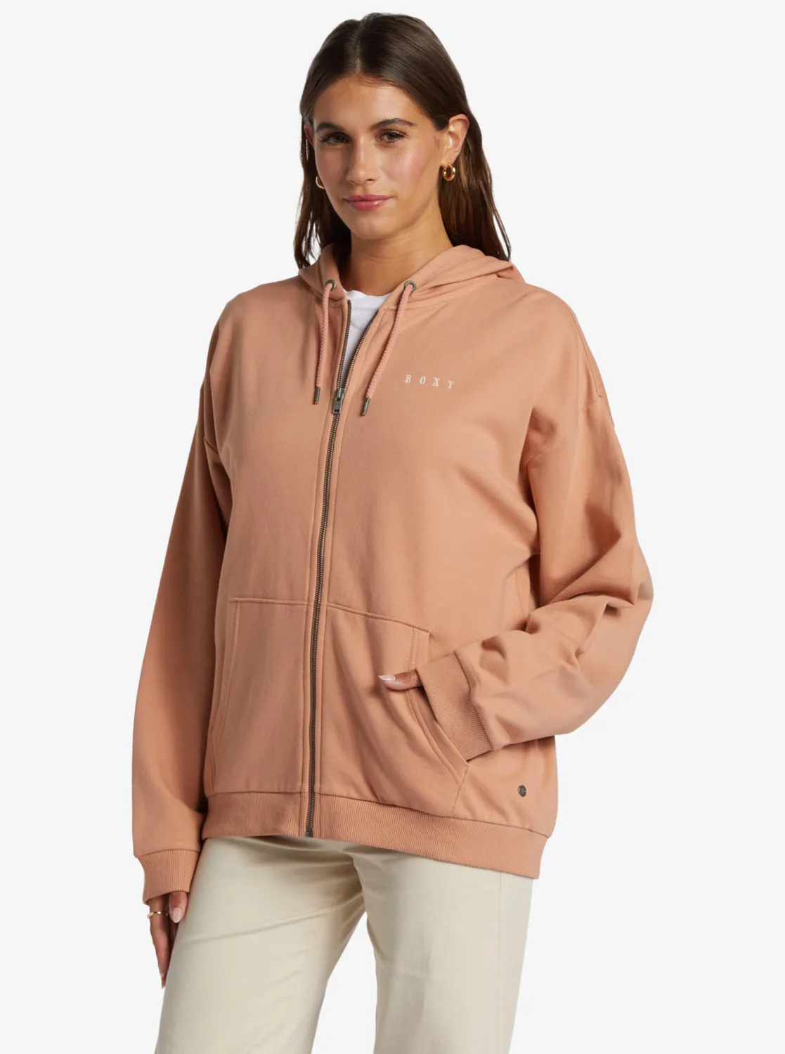 Oversized Evening Hike Hoodie - Cafe Creme