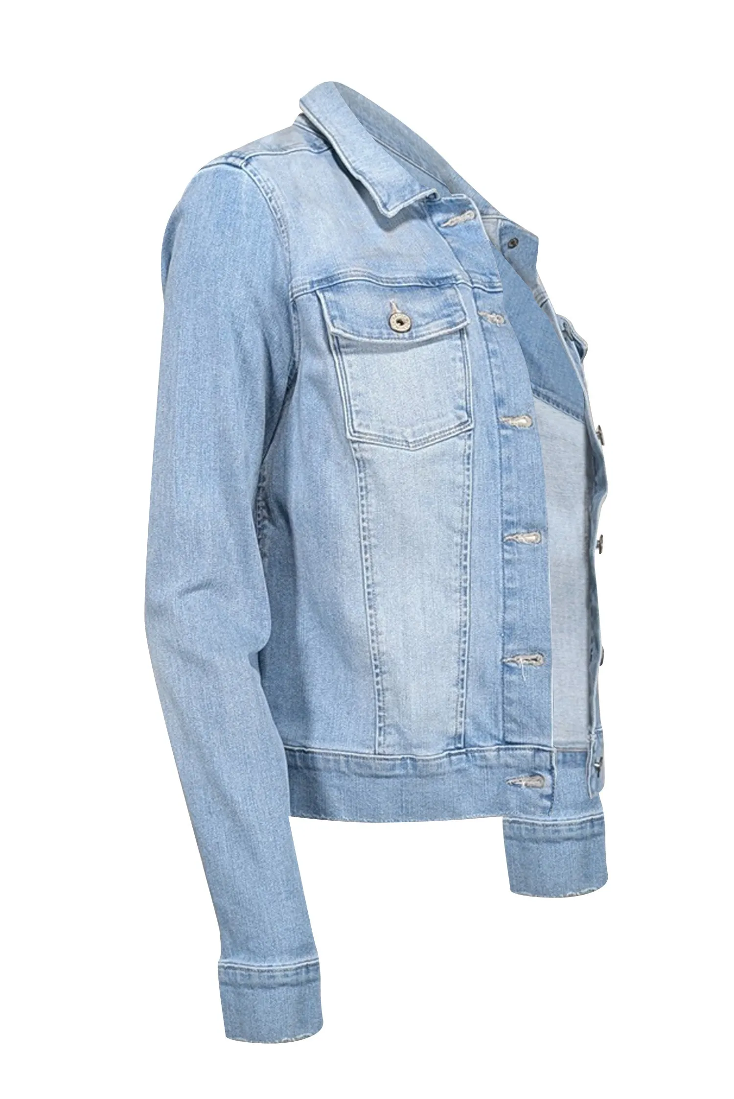 Paige - Light Wash Denim Jacket Sz M