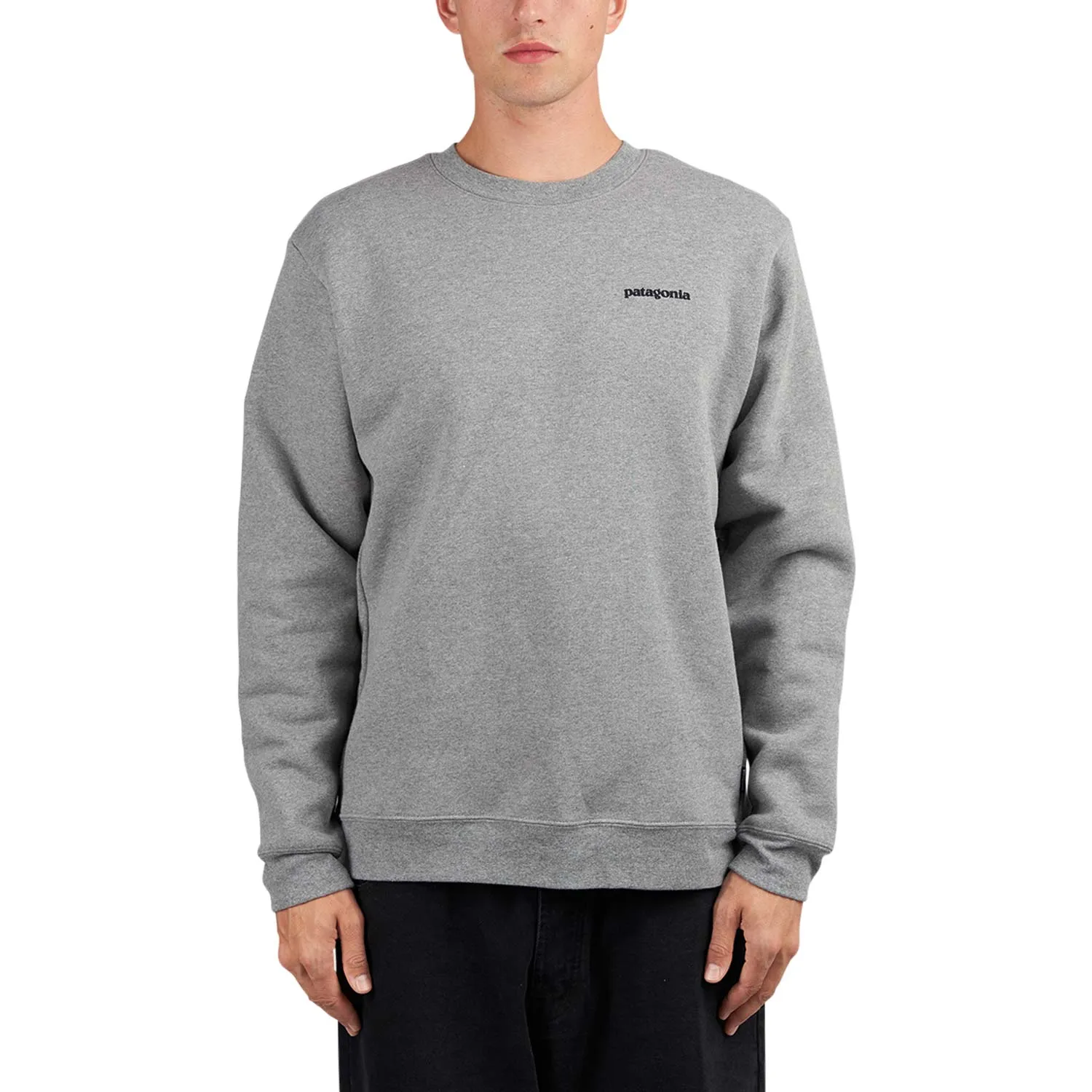 Patagonia Fitz Roy Icon Uprisal Crew Sweatshirt (Gray)