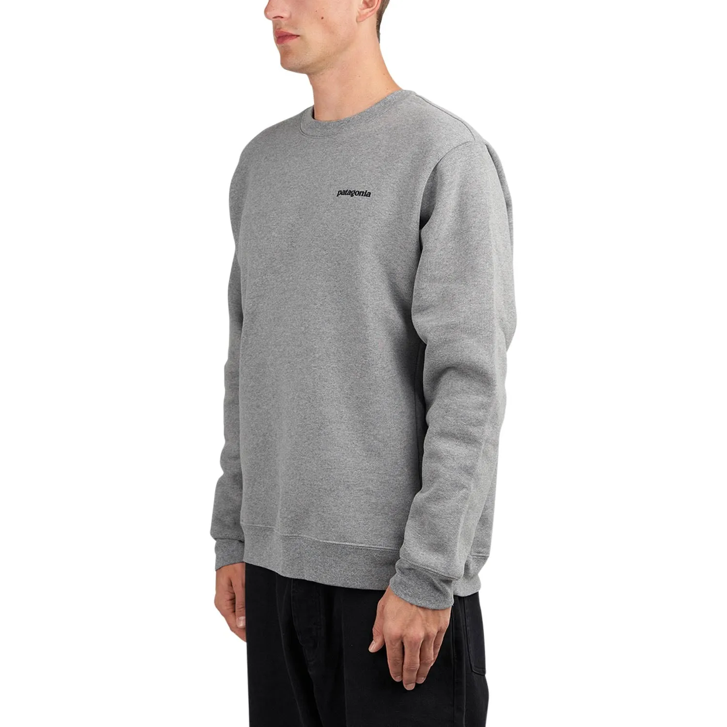 Patagonia Fitz Roy Icon Uprisal Crew Sweatshirt (Gray)