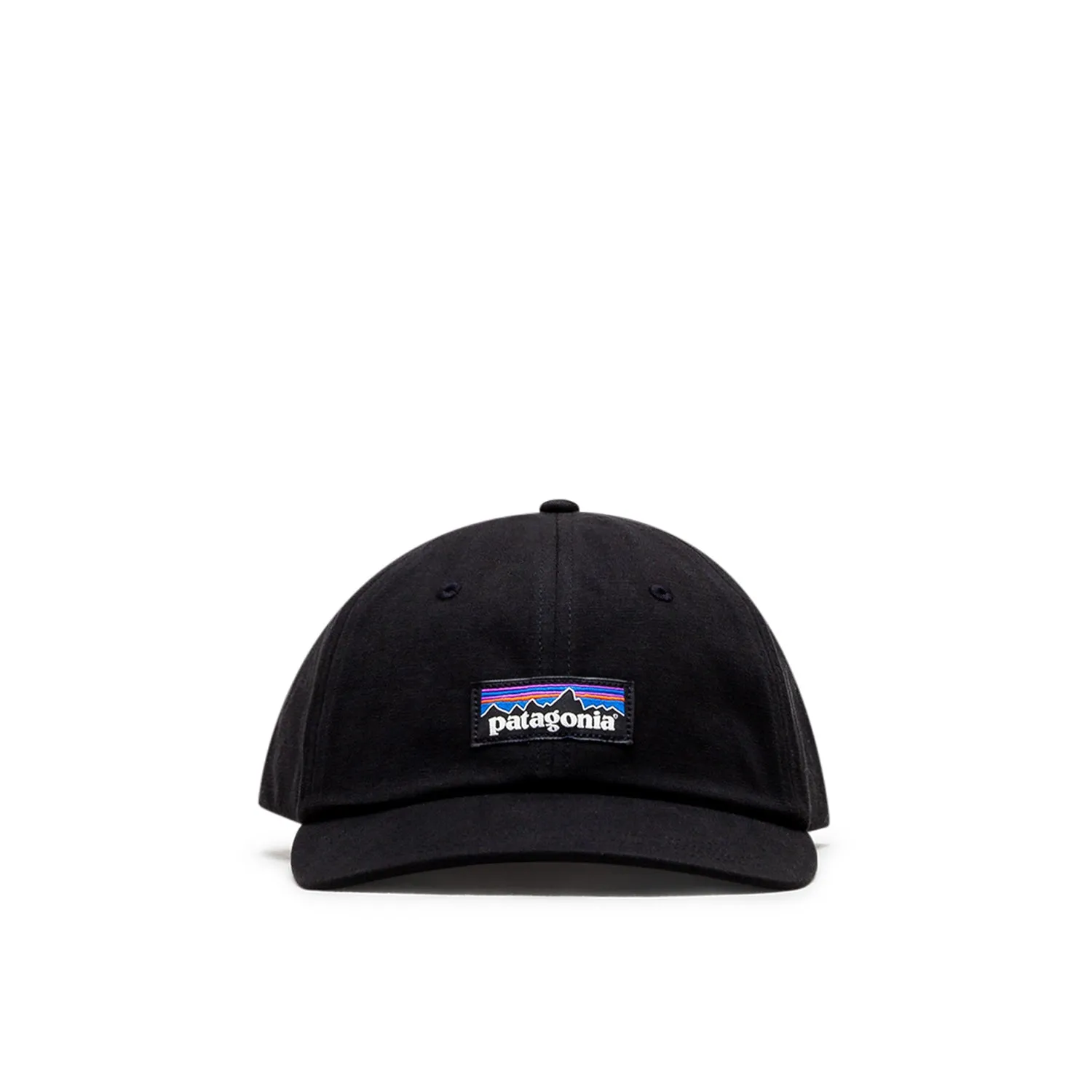 Patagonia P-6 Label Trad Cap (Black)