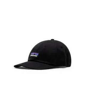 Patagonia P-6 Label Trad Cap (Black)