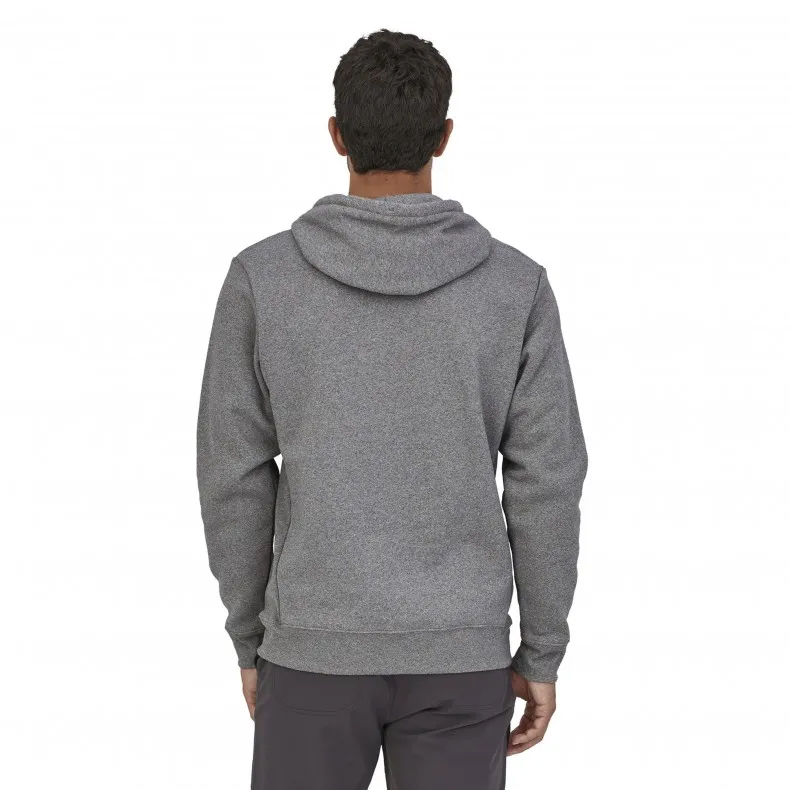 Patagonia P-6 Label Uprisal Pullover Hooded Sweatshirt (Gravel Heather)