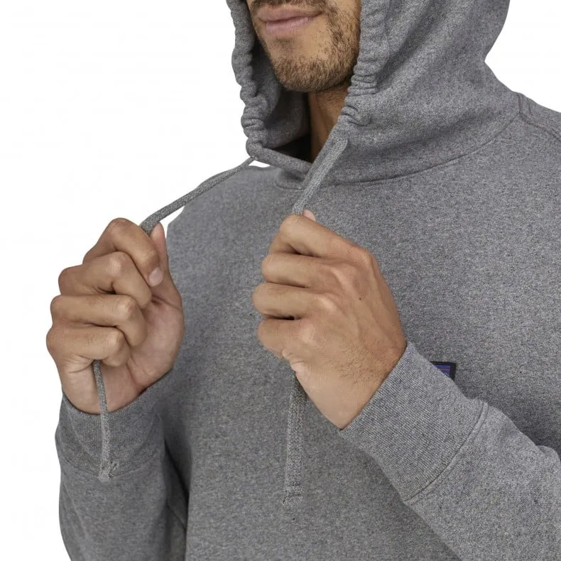 Patagonia P-6 Label Uprisal Pullover Hooded Sweatshirt (Gravel Heather)