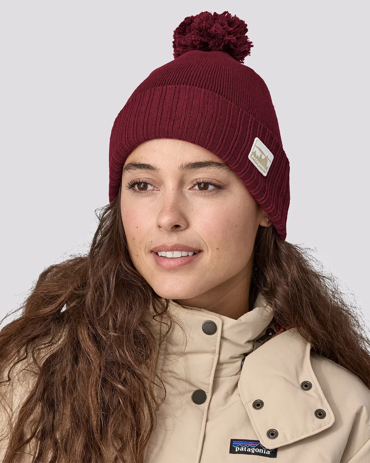 Patagonia Powder Town Beanie - Carmine Red | SurfStitch