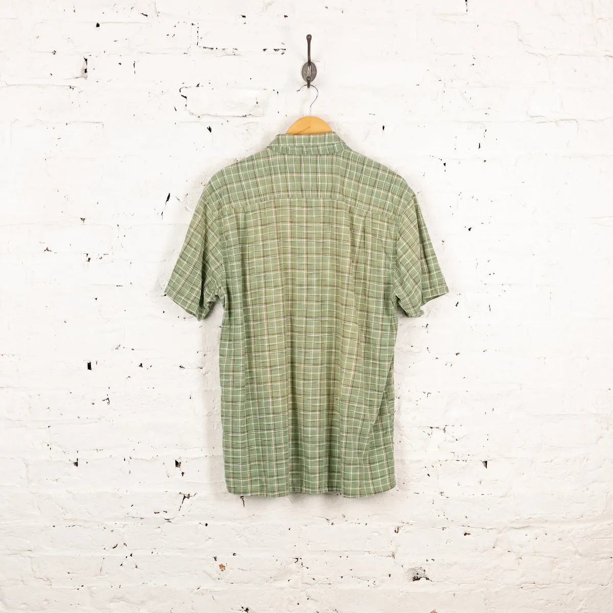 Patagonia Short Sleeve Check Shirt - Green - L