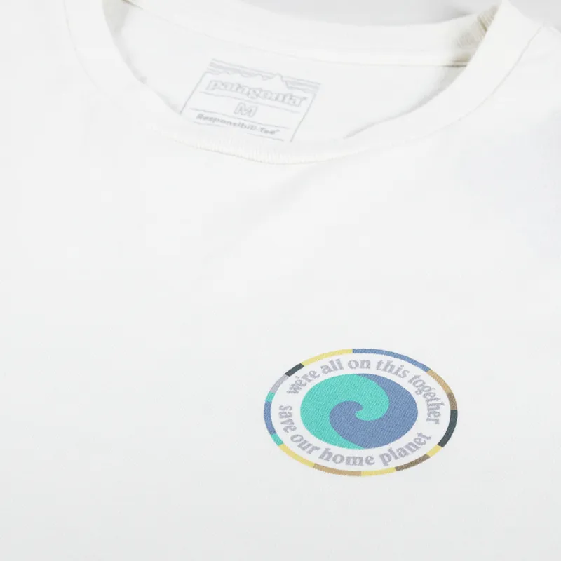 Patagonia Unity Fitz Responsibili-Tee Birch White