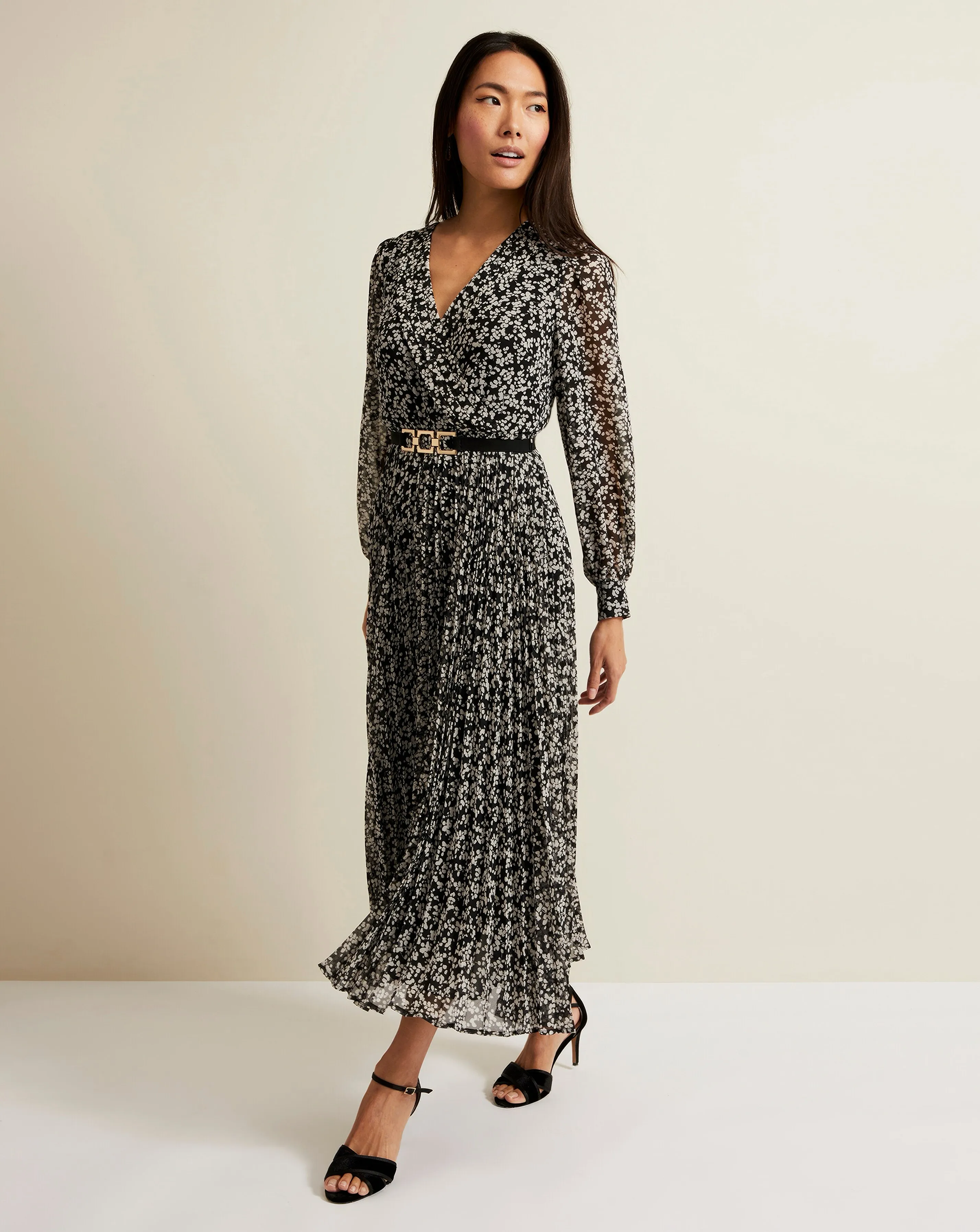 Phase Eight Kezia Floral Wrap Midi Dress