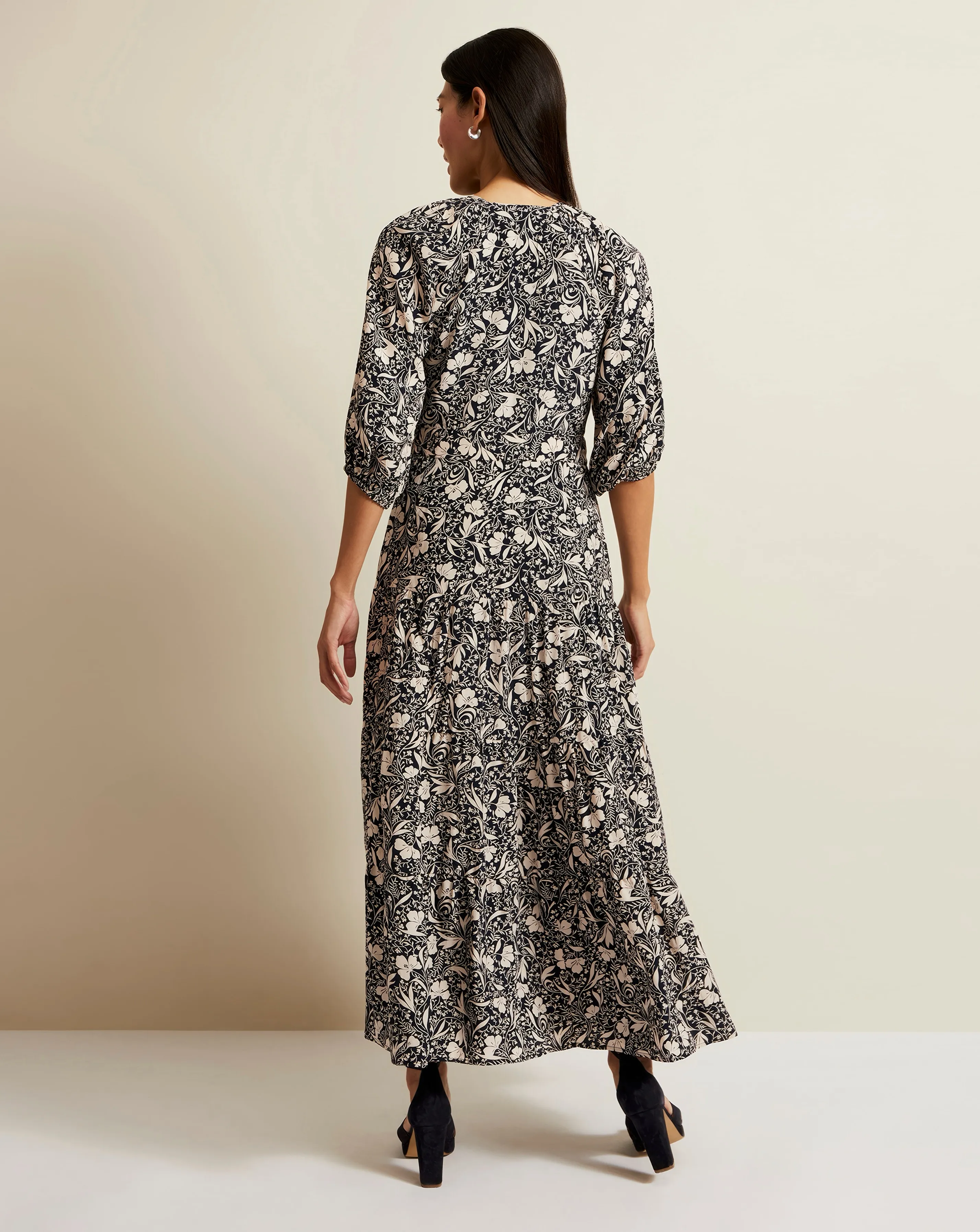 Phase Eight Kezia Floral Wrap Midi Dress