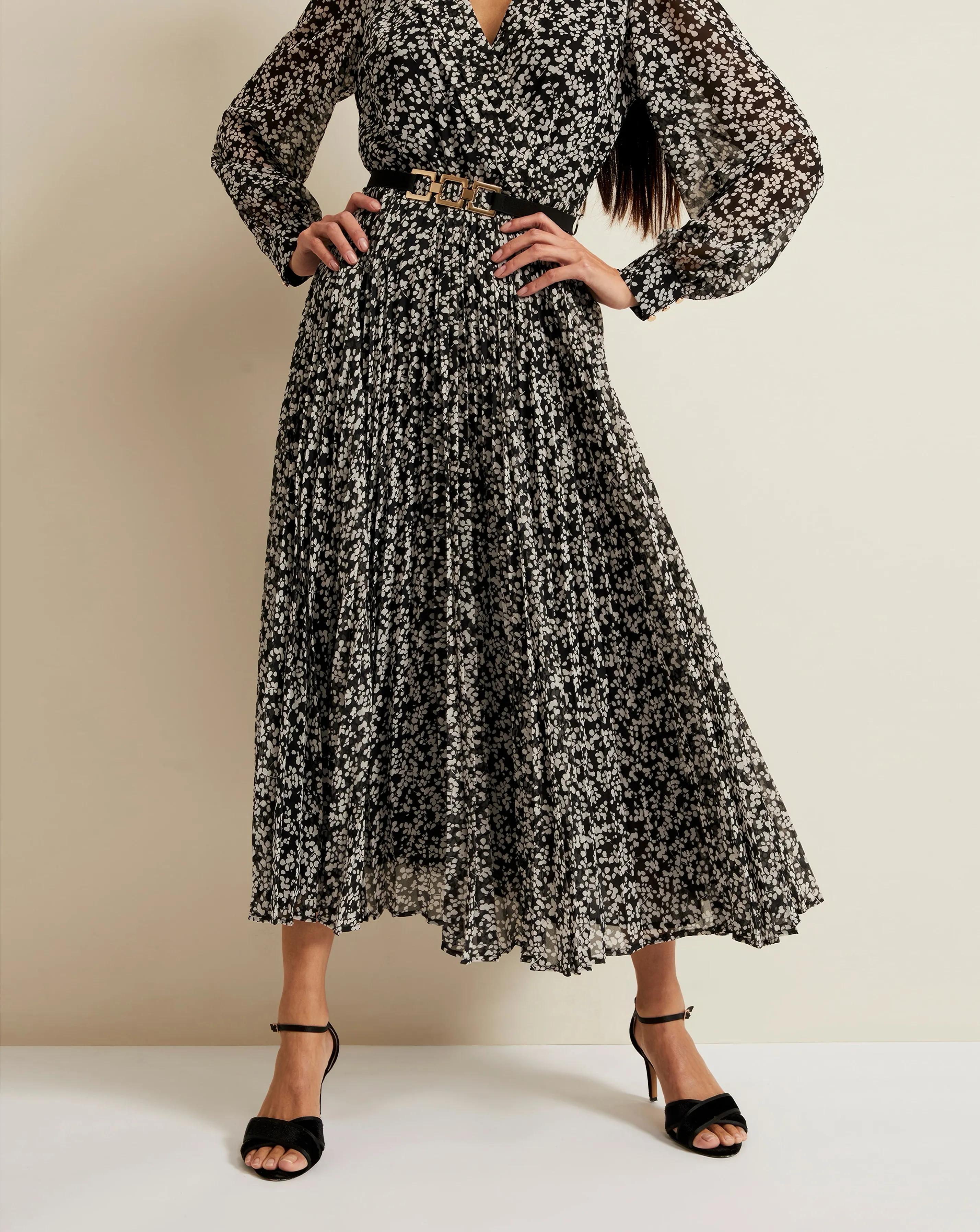 Phase Eight Kezia Floral Wrap Midi Dress