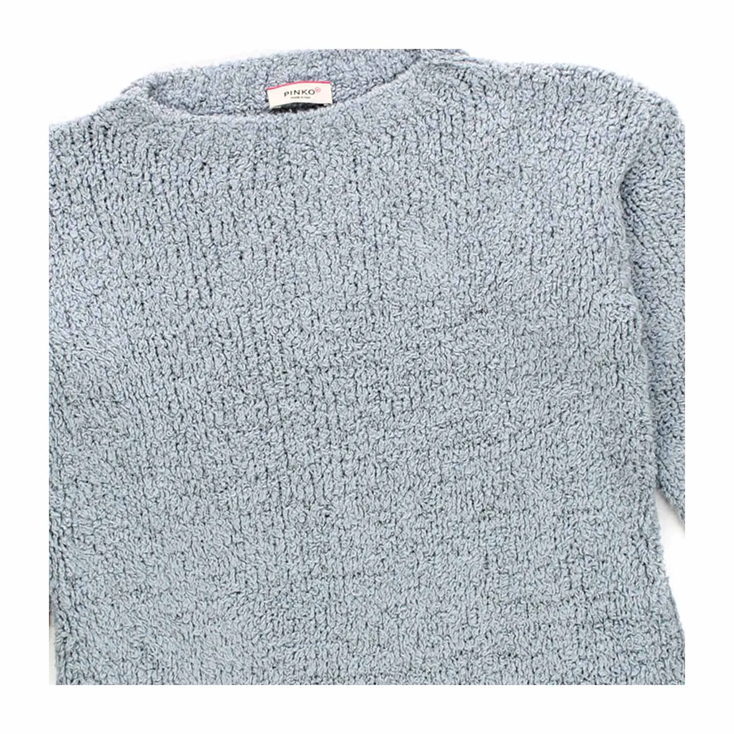 Pinko Pullover Gray And Light Blue For Girls