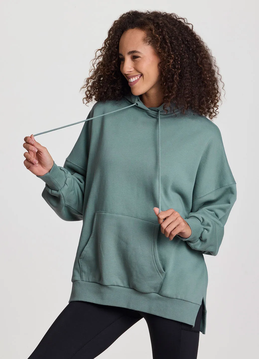 Plus Everyday Go-To Oversized Fleece Hoodie