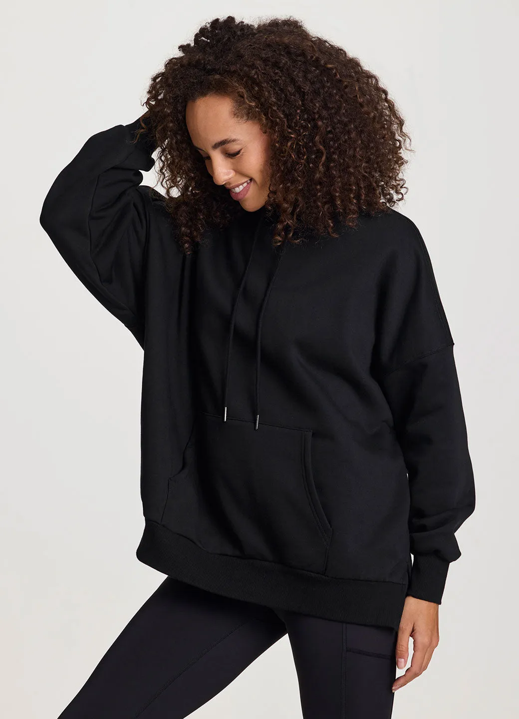 Plus Everyday Go-To Oversized Fleece Hoodie