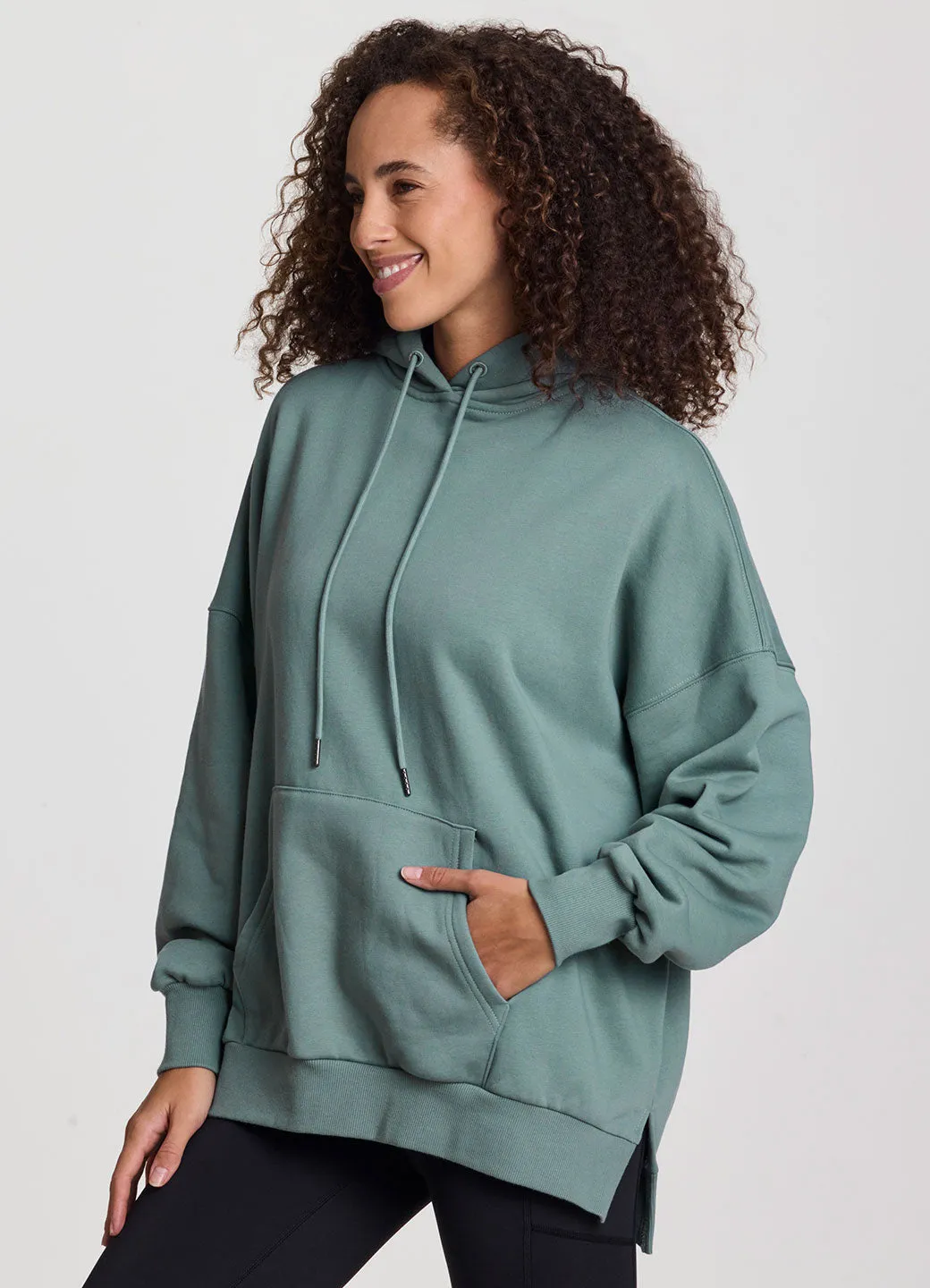 Plus Everyday Go-To Oversized Fleece Hoodie