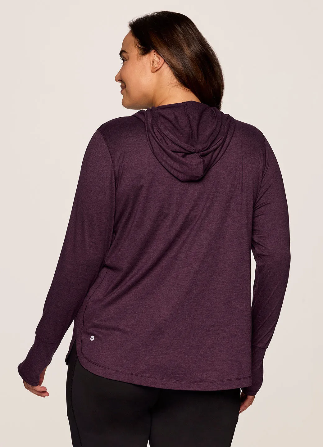 Plus Studio Breathe Super Soft Hoodie Tunic