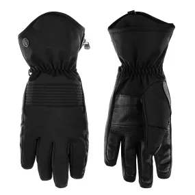 Poivre Blanc Women's Stretch Ski Gloves - Black | George Fisher