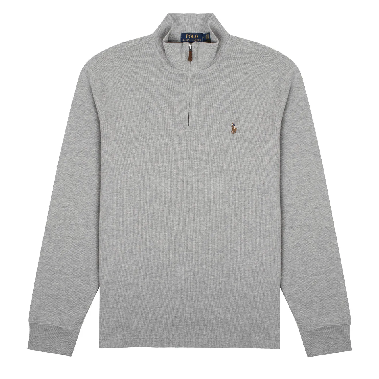 Polo Ralph Lauren Estate Rib Cotton Pullover Sweat Andover Heather