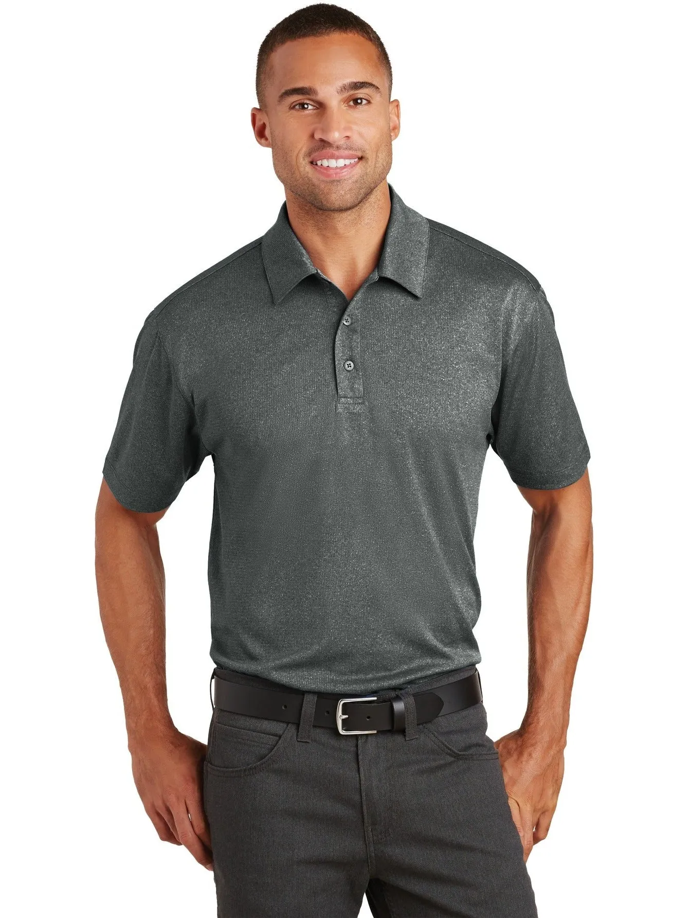 Port Authority Trace Heather Polo