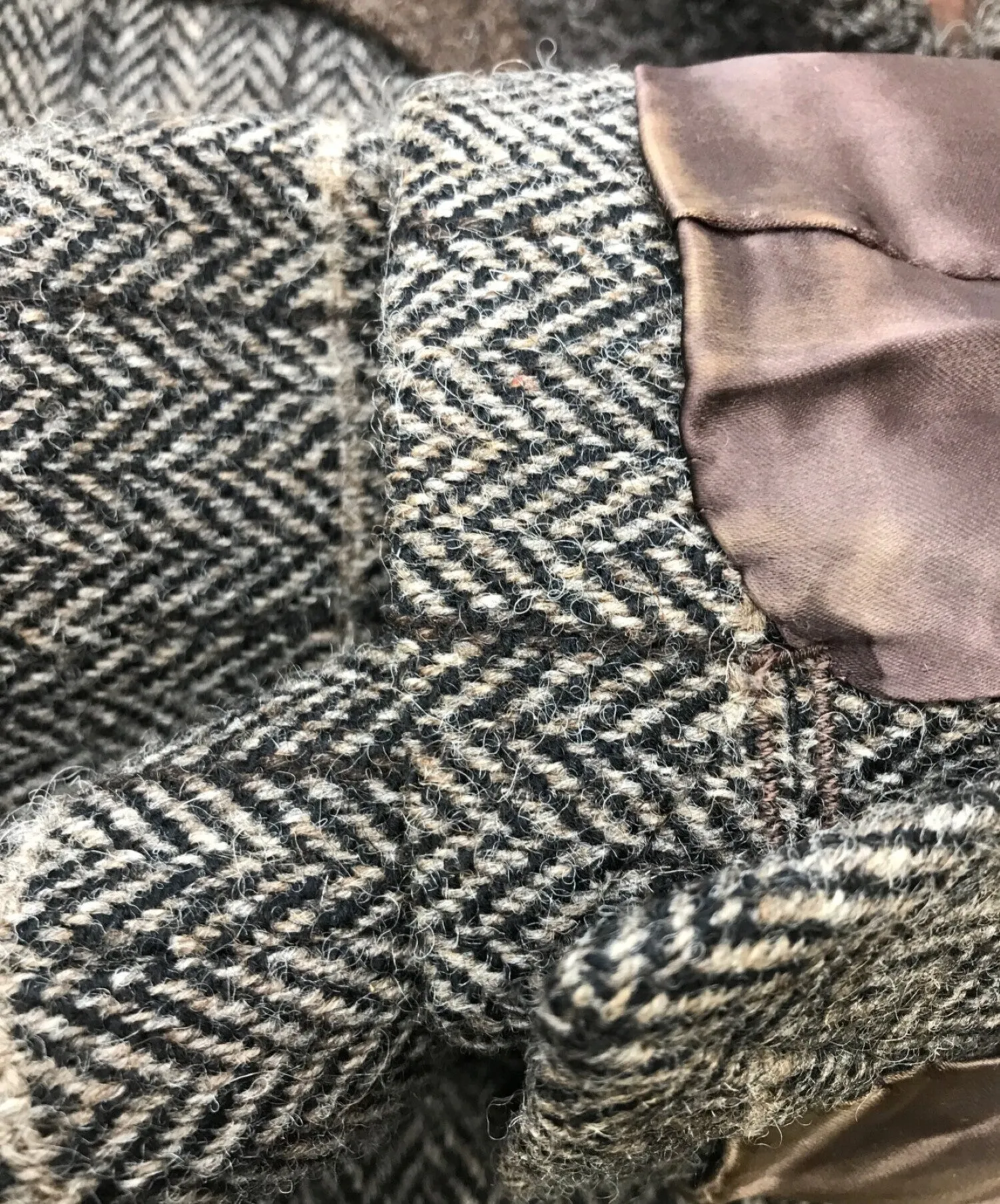 [Pre-owned] NUMBER (N)INE 02AWGEORGE period Herringbone Tweed Jacket