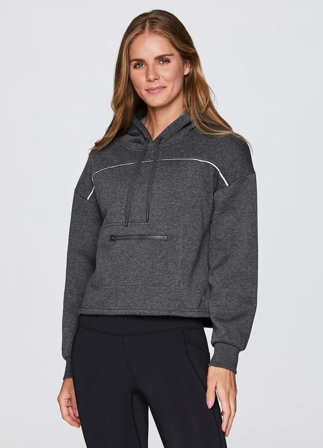 Prime Cropped Fleece Hoodie