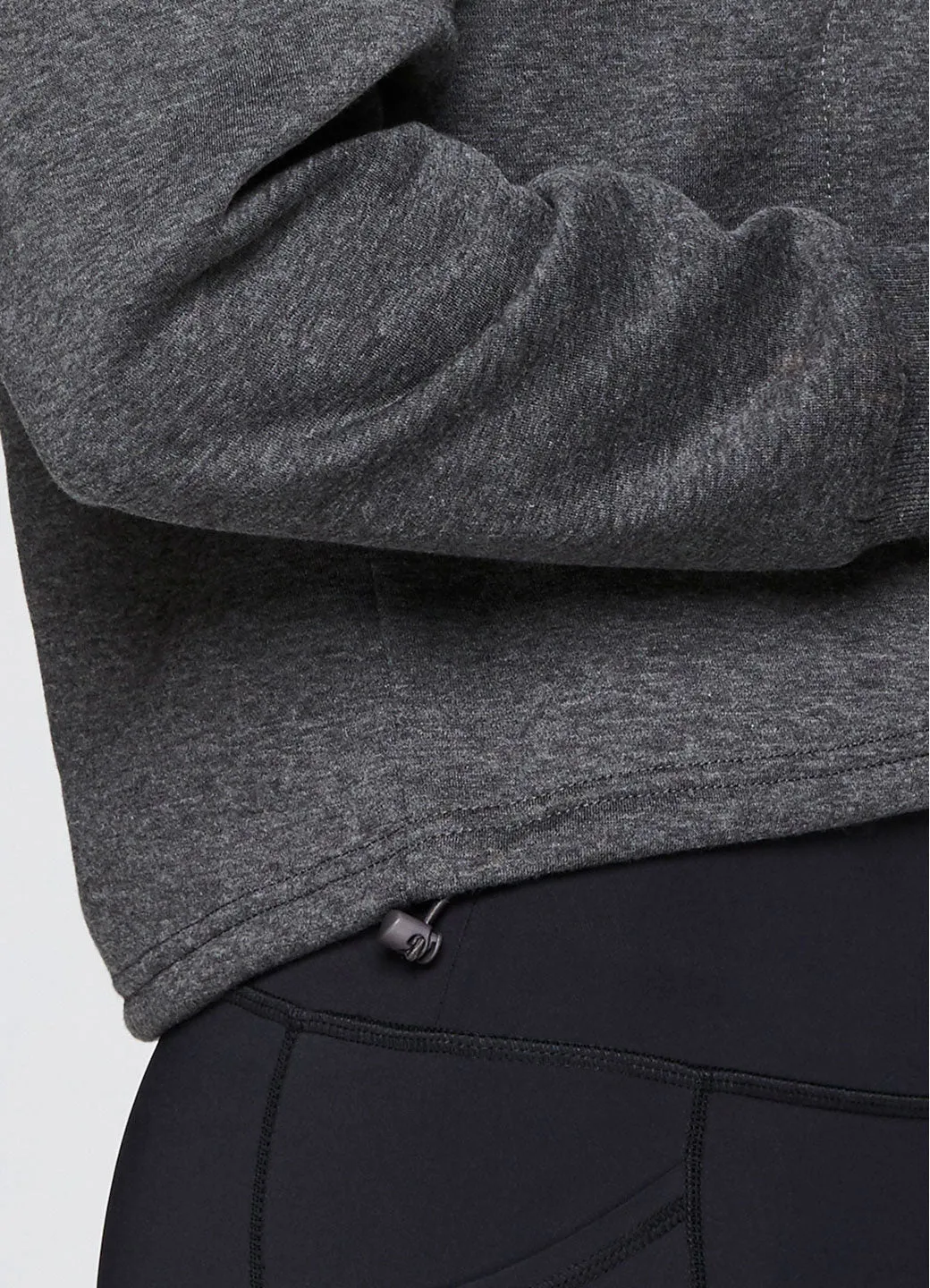 Prime Cropped Fleece Hoodie