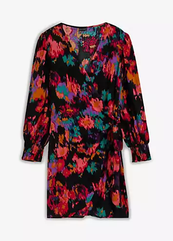 Printed Wrap Dress by bonprix | Look Again