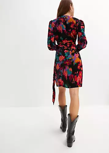 Printed Wrap Dress by bonprix | Look Again