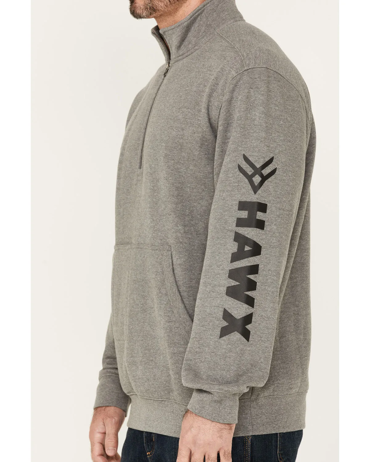 Product Name:  Hawx Men's Charcoal Primo 1/4 Zip Work Fleece Pullover