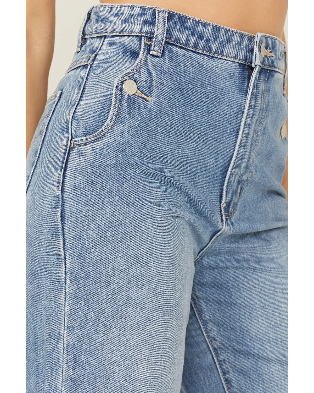 Product Name:  Rolla's Women's Heidi Light Wash High Rise Wide Jeans