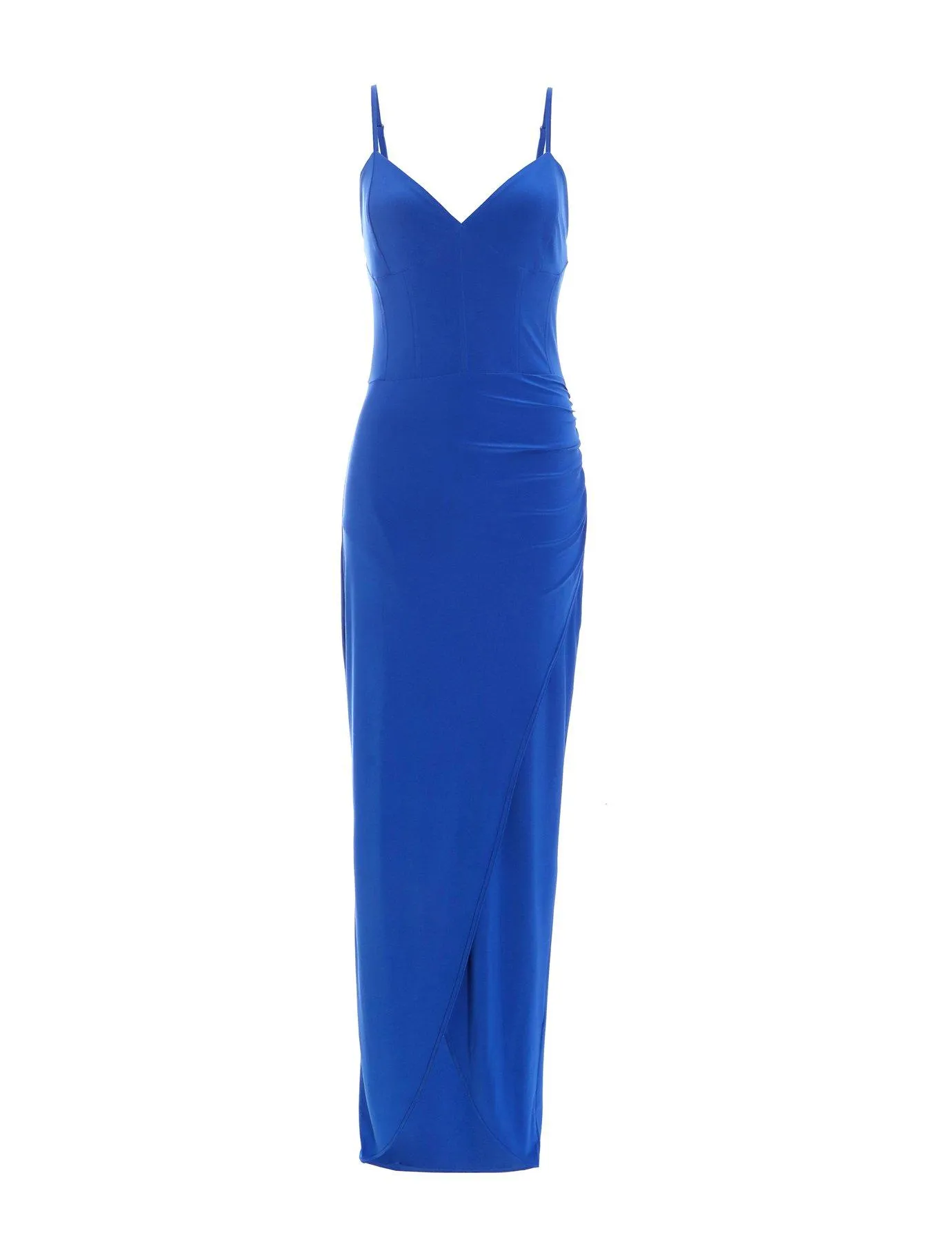 Quiz Royal Blue Wrap Maxi Dress