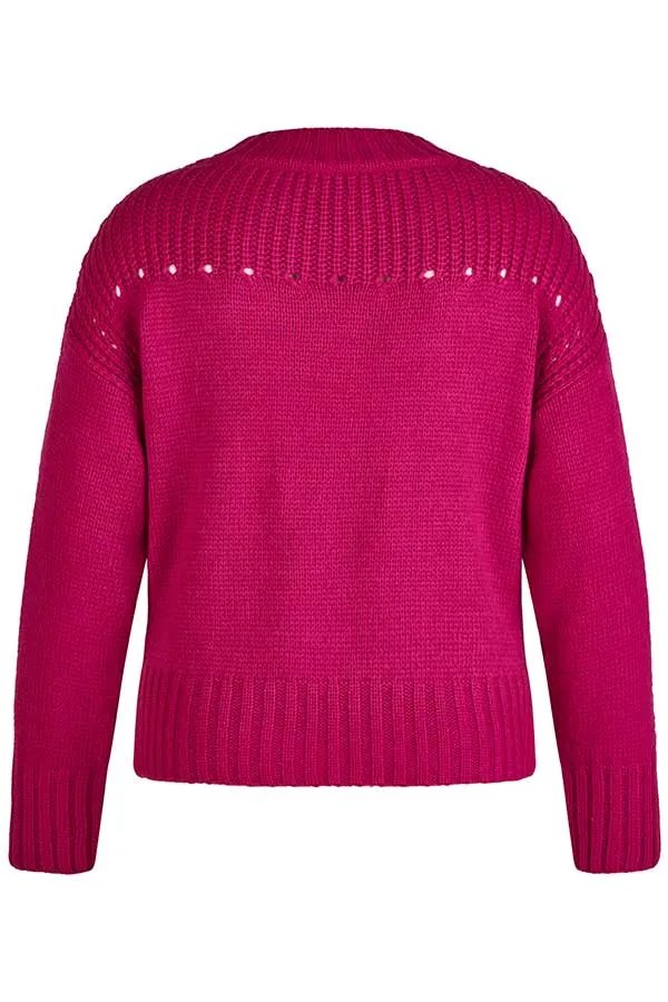 Rabe & LecomteDEEP PINK PULLOVER