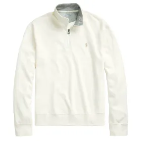 RALPH LAUREN - LUXURY JERSEY 1/4 ZIP PULLOVER